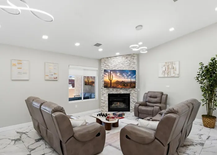 Villa Recharge Ultimate Game Theater Heated Pool Casa Grande