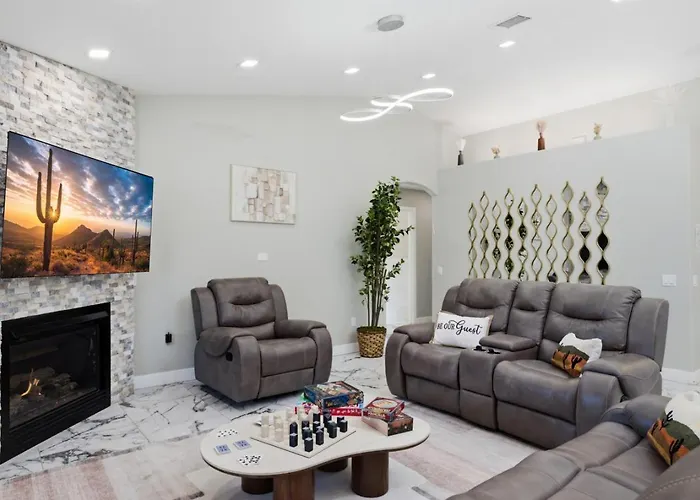 Villa Recharge Ultimate Game Theater Heated Pool Casa Grande