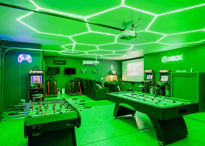 Villa Recharge Ultimate Game Theater Heated Pool